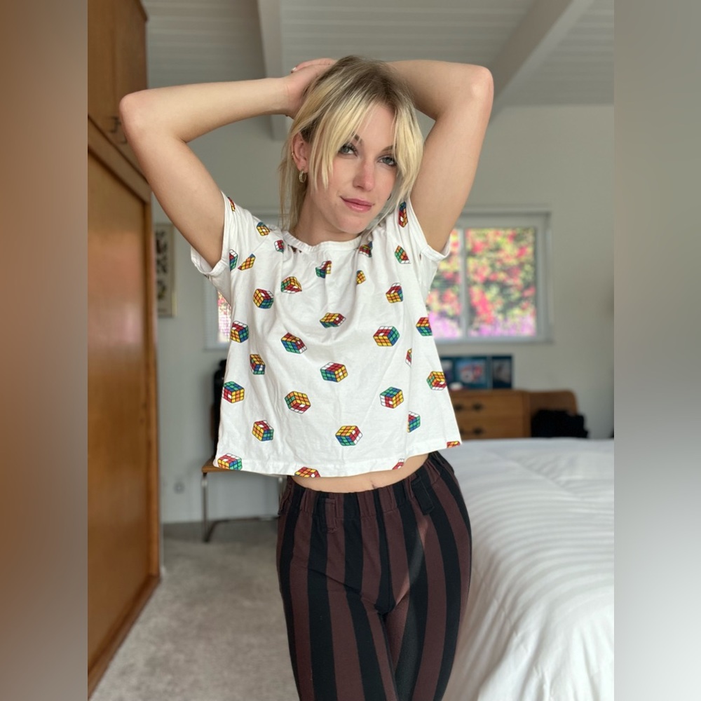 Rubix Cube Crop Top